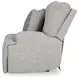 Acklen Place Pewter Performance Fabric 3 Piece Modular 97" Power Reclining Sectional with Console and USB Charging