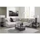 Acklen Place Pewter Performance Fabric Zero Gravity Power Reclining LAF Sectional with USB Charging