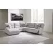 Acklen Place Pewter Performance Fabric Zero Gravity Power Reclining LAF Sectional with USB Charging