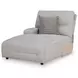 Acklen Place Pewter Performance Fabric Zero Gravity Power Reclining LAF Sectional with USB Charging