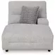 Acklen Place Pewter Performance Fabric Zero Gravity Power Reclining RAF Sectional with USB Charging
