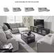 Acklen Place Pewter Performance Fabric Power Recliner