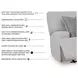 Acklen Place Pewter 3 Piece Performance Fabric Power Reclining Sectional with RAF Chaise