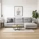 Acklen Place Pewter 3 Piece Performance Fabric Power Reclining Sectional with RAF Chaise
