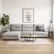 Acklen Place Pewter 3 Piece Performance Fabric Power Reclining Sectional with LAF Chaise