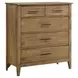 Andover Maple 5 Drawer Chest