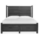 Plum Creek Ravenwood Black Queen Storage Panel Bed