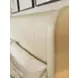 Summerland Beige Leather Upholstered King Panel Bed
