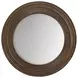 Elana Brown Round Wall Mirror