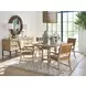 Colburn Brown Leather Upholstered Arm Chair with Nailhead Trim