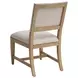 Colburn Beige Performance Fabric Upholstered Side Chair with Nailhead Trim