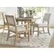 Colburn Beige Performance Fabric Upholstered Arm Chair with Nailhead Trim