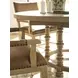 Colburn Brown Leather Upholstered Arm Chair with Nailhead Trim