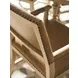 Colburn Brown Leather Upholstered Arm Chair with Nailhead Trim