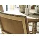 Colburn Brown Leather Upholstered Arm Chair with Nailhead Trim