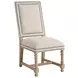 Anderson Beige Upholstered Chair with Nailhead Trim