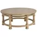Hollister Brown Round Cocktail Table