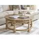 Hollister Brown Round Cocktail Table