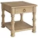 Hollister Brown Rectangular End Table