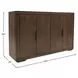 Lozano Warm Walnut Brown 4 Door Sideboard