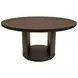 Lozano Warm Walnut Brown 59" Round Dining Table