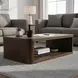 Lozano Warm Walnut Brown Rectangular Coffee Table