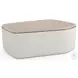 Serir Almost White And Whisper of Gold Medium Cocktail Table