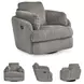 Tie Breaker Fog Swivel Glider Recliner