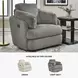 Tie Breaker Fog Swivel Glider Recliner
