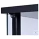 Cyclamen Black And Clear Small Curio Cabinet