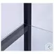 Cyclamen Black And Clear Curio Cabinet