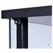 Cyclamen Black And Clear Curio Cabinet