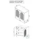 Jess Black 2 Door Arched Fluted Glass Accent Cabinet