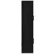 Riva Black 4 Door Accent Cabinet with LED Light