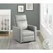 Olathe Smoke Swivel Recliner