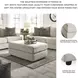 Soletren Stone Oversized Accent Ottoman