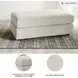 Soletren Stone Oversized Accent Ottoman