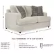 Soletren Stone 71" Loveseat