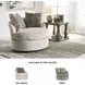Soletren Stone Swivel Accent Chair