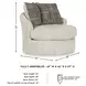 Soletren Stone Swivel Accent Chair