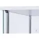 Bellatrix White And Clear Curio Cabinet