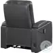 Olleris Gray Power Recliner with Power Headrest