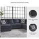 Albar Place Cobalt 2 Piece Sectional with RAF Chaise