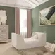 Gia Cream Upholstered Toddler Bed