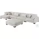 Tinley Beige 5 Piece Modular Sectional with RAF Chaise