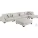 Tinley Beige 5 Piece Modular Sectional with RAF Chaise
