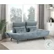 Quonsett Blue Adjustable Sofa