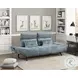 Quonsett Blue Adjustable Sofa