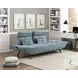 Quonsett Blue Adjustable Sofa