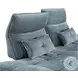 Quonsett Blue Adjustable Sofa
